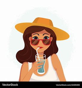 Woman drinking
